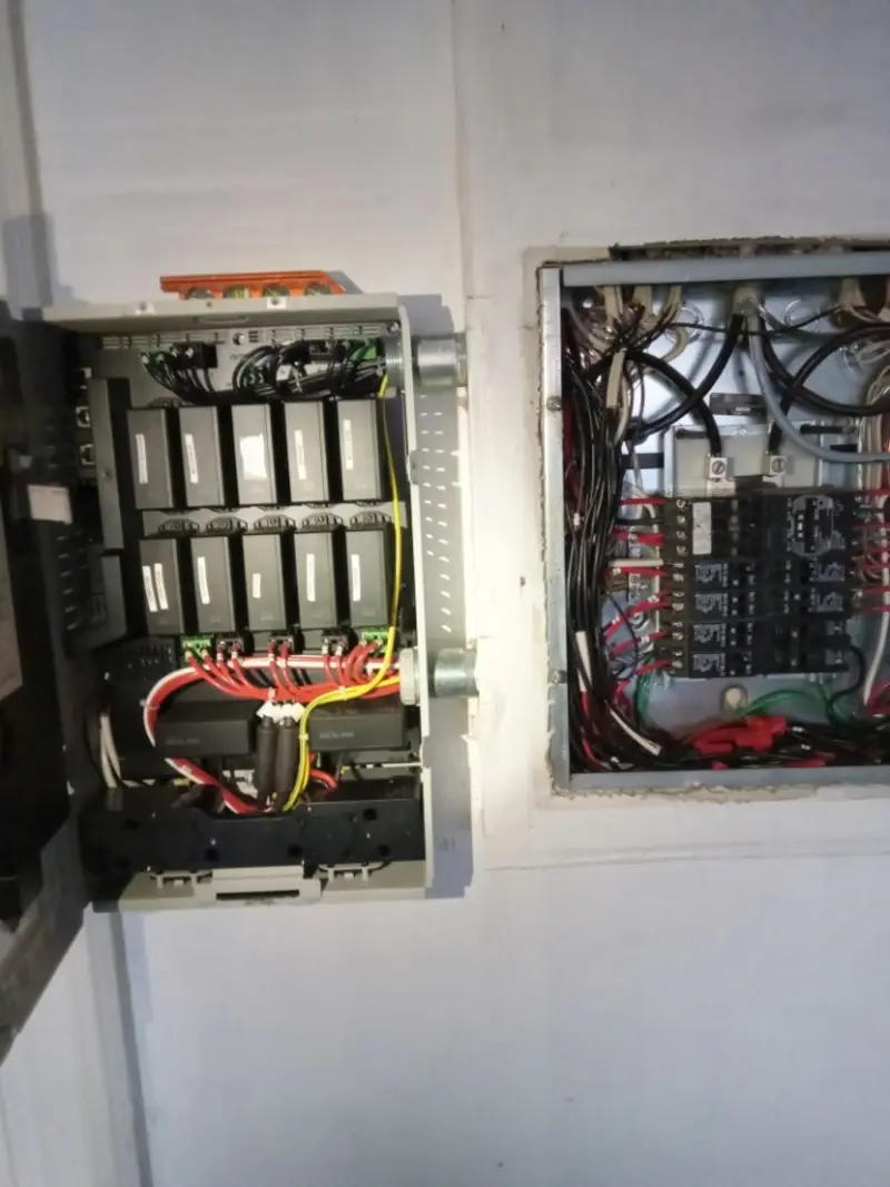 Electrical panel upgrade completed for Carbon Monoxide Detector Installation in Stoneham